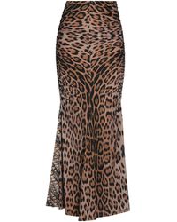 Roberto Cavalli - Maxi Skirt - Lyst