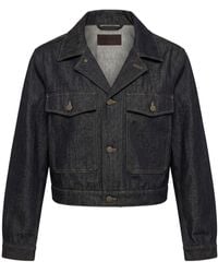 Lemaire - Denim Outerwear Cotton - Lyst