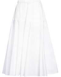 Patou - Midi Skirt Polyester, Cotton, Viscose - Lyst