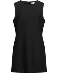 P.A.R.O.S.H. - Mini Dress Polyethylene, Virgin Wool, Elastane - Lyst