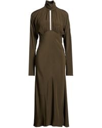 N°21 - Military Maxi Dress Acetate, Silk - Lyst