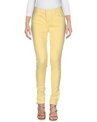 Twin Set Pantalones vaqueros - Amarillo