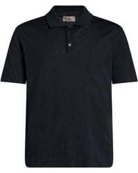 Altea - Charcoal Polo Shirt Cotton - Lyst