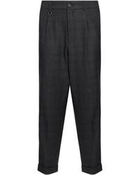 Paolo Pecora - Charcoal Pants Polyester, Viscose, Wool, Elastane - Lyst