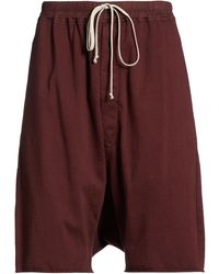 Rick Owens - Shorts & Bermuda Shorts Cotton, Elastane - Lyst