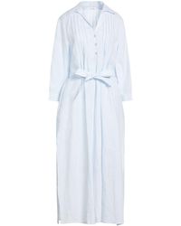 Peserico - Midi Dress Linen - Lyst