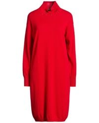 Fabiana Filippi - Midi Dress Virgin Wool, Silk, Cashmere, Recycled Brass - Lyst