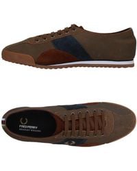 fred perry brown shoes