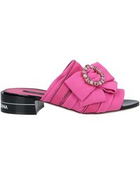 Dolce & Gabbana - Sandals Polyester, Viscose, Acetate, Elastane - Lyst