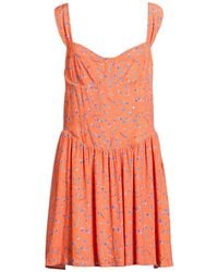 Mar De Margaritas - Mini Dress Viscose - Lyst