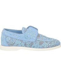 Le Silla - Sky Loafers Leather, Textile Fibers - Lyst