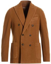 Circolo 1901 - Camel Blazer Virgin Wool, Polyamide - Lyst