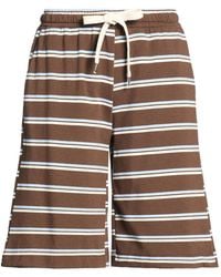 Please - Chocolate Shorts & Bermuda Shorts Cotton, Polyester, Elastane - Lyst
