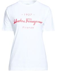 Ferragamo - T-Shirt Cotton - Lyst