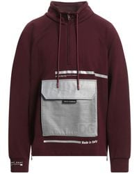 Dolce & Gabbana - Burgundy Sweatshirt Cotton, Polyester, Polyurethane, Acetate - Lyst
