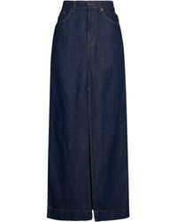 7 For All Mankind - Denim Skirt - Lyst