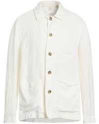 Altea - Ivory Jacket Linen, Cotton - Lyst