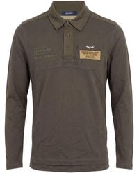 Aeronautica Militare - Military Polo Shirt Cotton, Elastane - Lyst