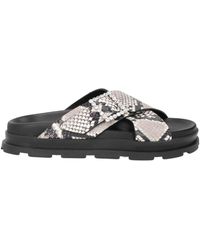 Pollini - Sandals Leather - Lyst