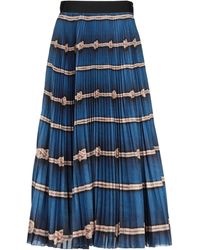 MSGM Gonna longuette - Blu