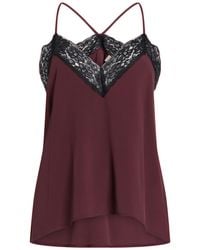 Carla G - Burgundy Top Acetate, Silk - Lyst
