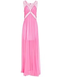 Alberta Ferretti - Maxi Dress Silk, Polyamide, Viscose - Lyst
