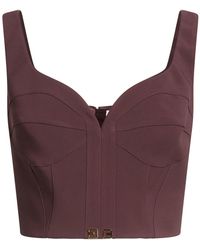 Elisabetta Franchi - Top Polyester, Elastane - Lyst