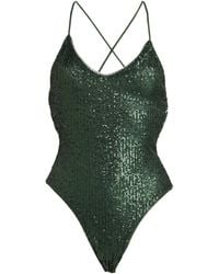 Norma Kamali - Dark Bodysuit Polyester, Elastane - Lyst