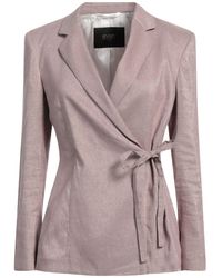 SEVENTY VENEZIA - Blazer Linen, Viscose, Polyamide, Polyester - Lyst