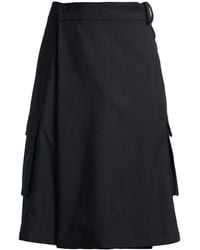 AN OTHER DATE - Midi Skirt Polyester, Wool, Elastane - Lyst