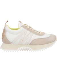 Moncler - Quilted Nylon Suede Lace-up Sneakers - Lyst