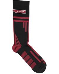 Prada Socks & Hosiery in Black for Men | Lyst