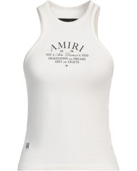 Amiri - Tank Top Cotton, Elastane - Lyst