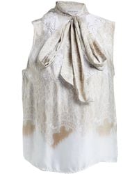 ERMANNO FIRENZE - Top Viscose, Polyamide, Cotton - Lyst