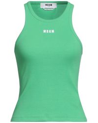MSGM - Tank Top - Lyst