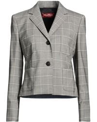 Max Mara - Blazer Virgin Wool, Polyester, Elastane - Lyst