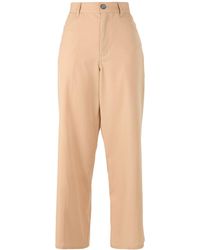Jil Sander - Camel Pants Virgin Wool - Lyst