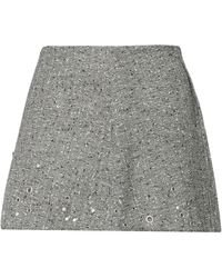 DURAZZI MILANO - Mini Skirt Virgin Wool, Polyamide, Elastane - Lyst