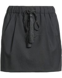 Max Mara - Mini Skirt Virgin Wool, Mohair Wool, Silk - Lyst