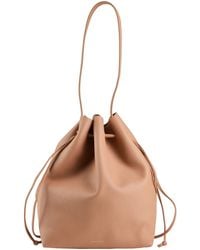 Mansur Gavriel - Drawstring -- Shoulder Bag Leather - Lyst