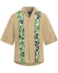 DSquared² - Khaki Shirt Cotton, Polyamide - Lyst