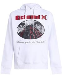 Richmond X - Sweatshirt Cotton, Polyester - Lyst