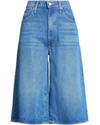 Mother - Denim Shorts Lyocell, Cotton - Lyst
