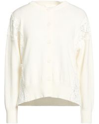 ViCOLO - Ivory Cardigan Viscose, Polyamide, Wool, Cashmere - Lyst