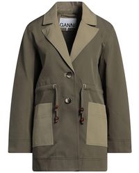 Ganni - Jacke, Mantel & Trenchcoat - Lyst