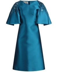 Alberta Ferretti - Midi Dress - Lyst