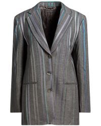 Alberta Ferretti - Blazer Viscose, Polyester, Virgin Wool - Lyst
