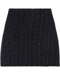 Alanui - Mini Skirt Alpaca Wool, Polyamide, Viscose, Wool, Polyester - Lyst