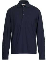 Agnona - Midnight Polo Shirt Cotton - Lyst