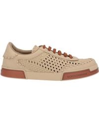 Dolce & Gabbana - Sand Sneakers Goat Skin, Calfskin - Lyst